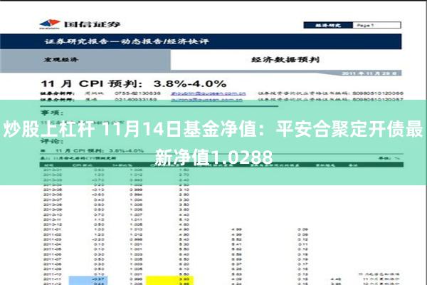 炒股上杠杆 11月14日基金净值：平安合聚定开债最新净值1.0288